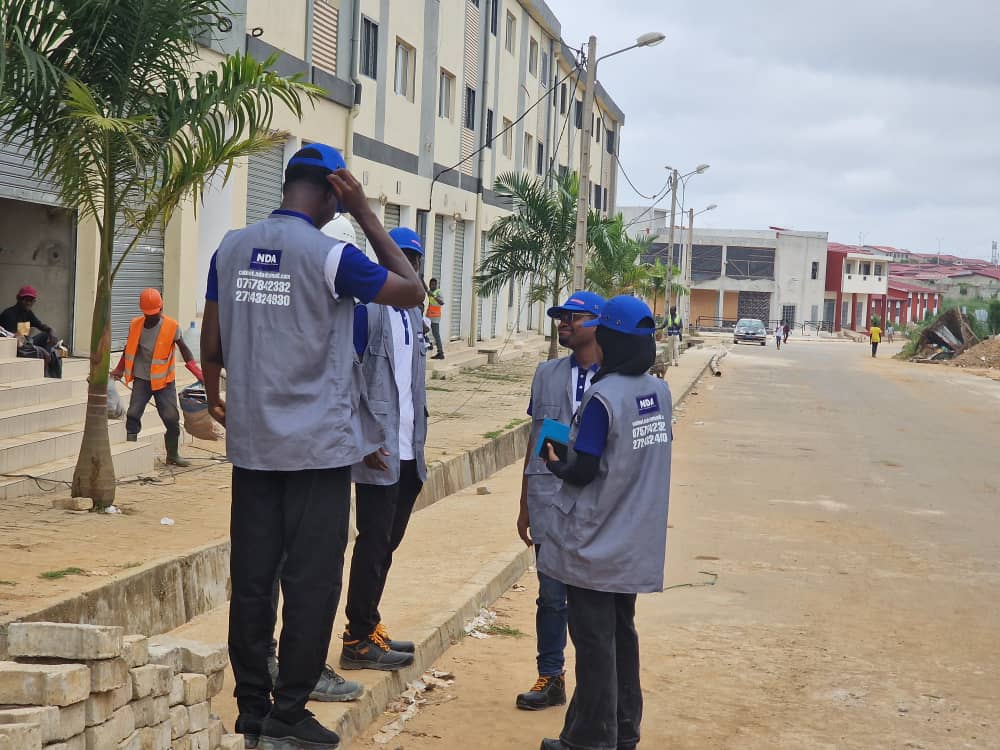 Photo de travaux VRD sur le terrain