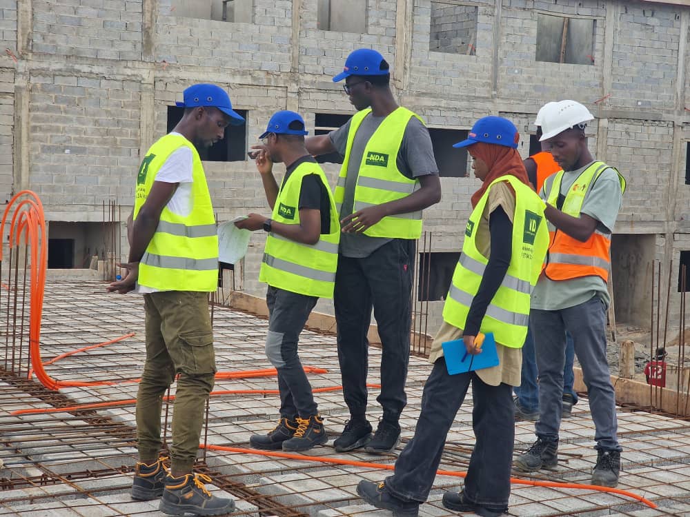 Photo de travaux VRD sur le terrain